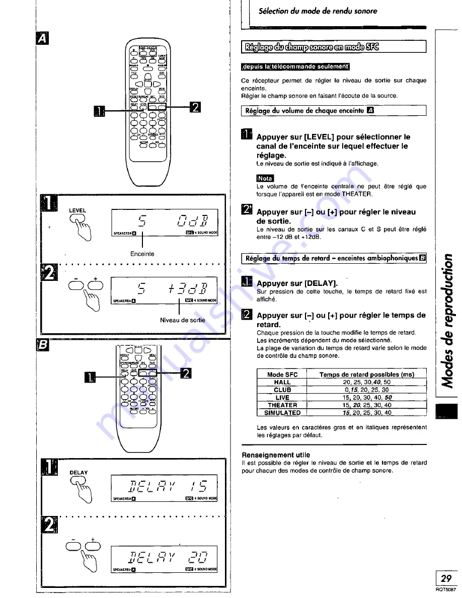 Technics RQT5087-Y Operating Instructions Manual Download Page 73