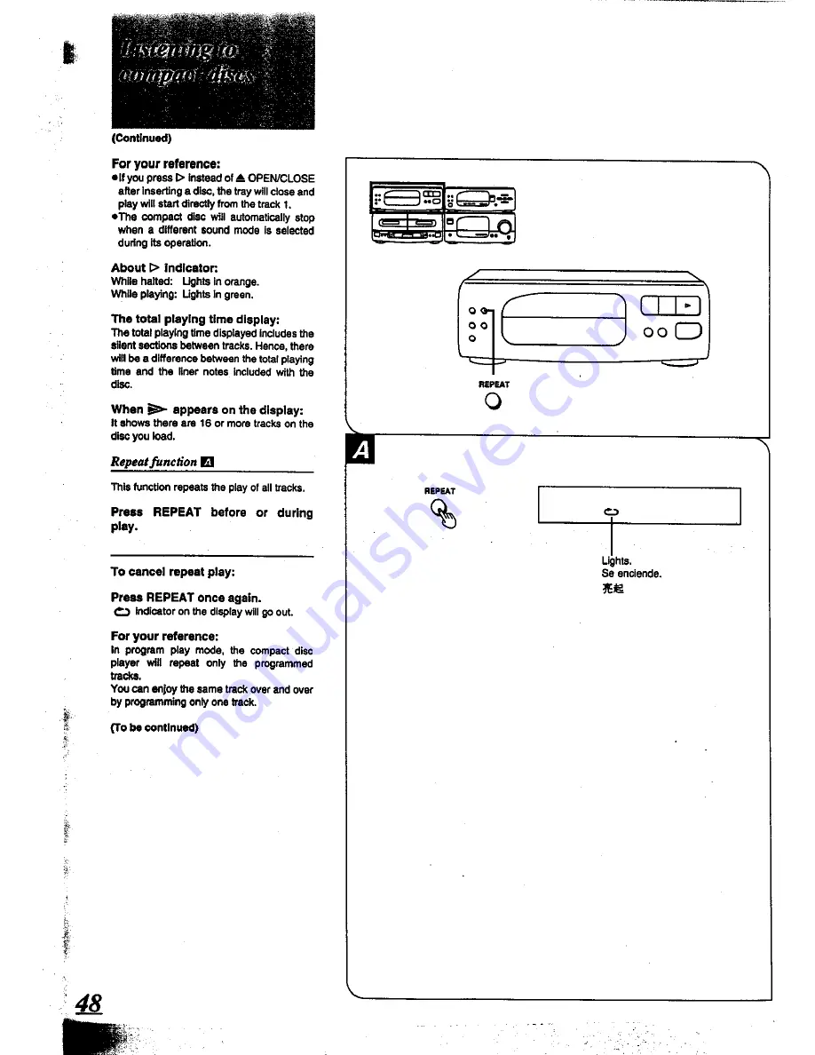 Technics RS-CH505 Скачать руководство пользователя страница 25