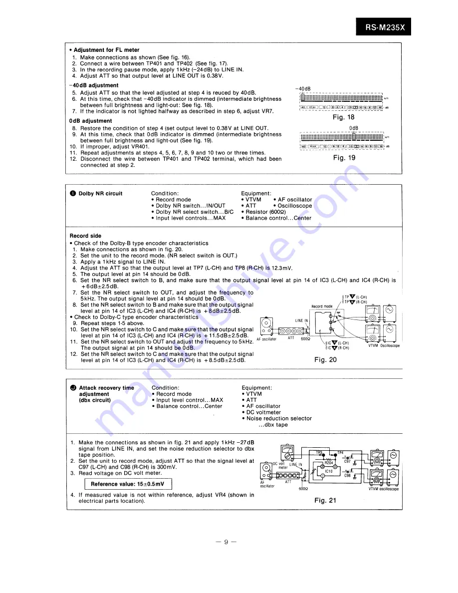 Technics RS-M235X Service Manual Download Page 9