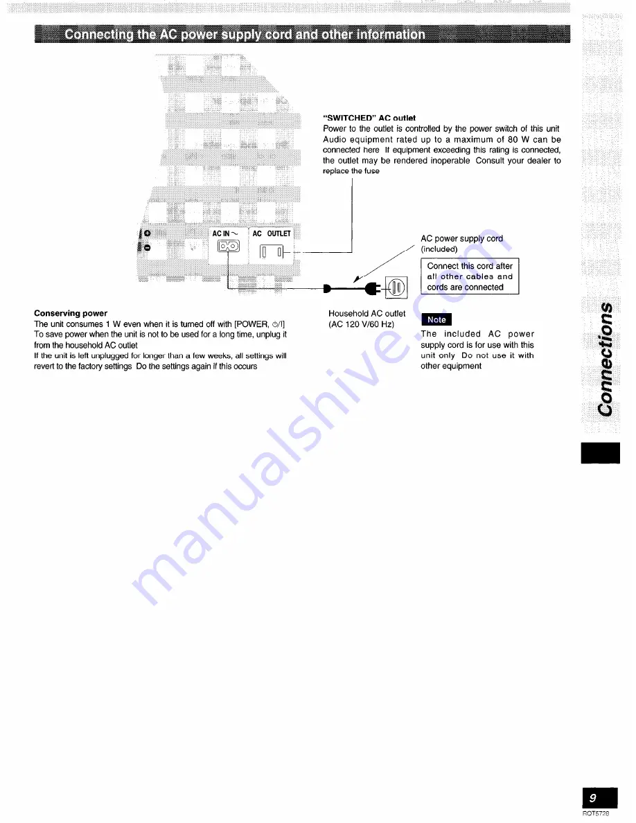 Technics SA-DX750 Operating Instructions Manual Download Page 9