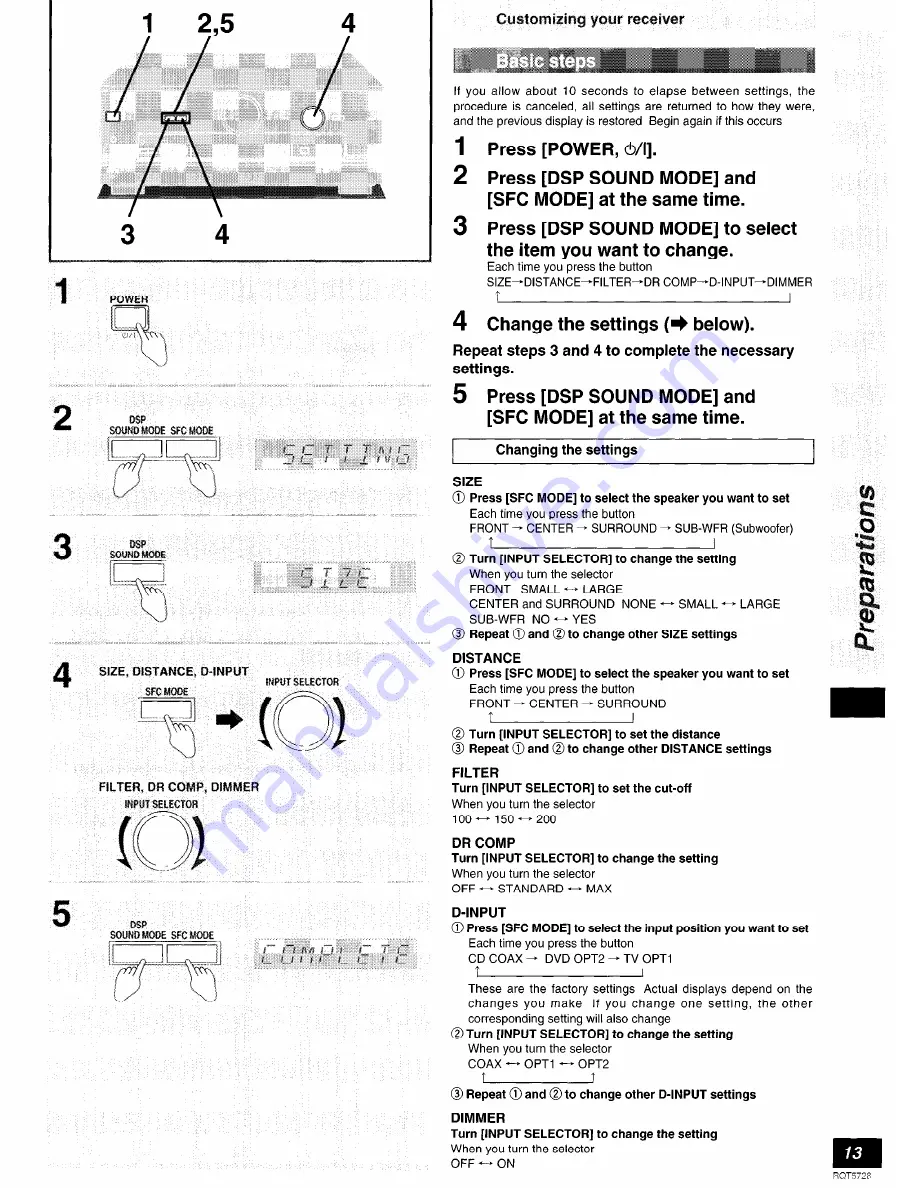 Technics SA-DX750 Operating Instructions Manual Download Page 13