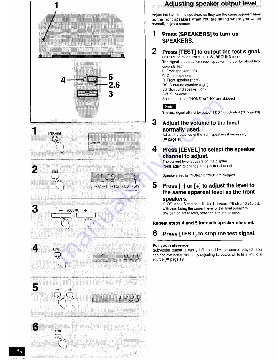 Technics SA-DX750 Operating Instructions Manual Download Page 14