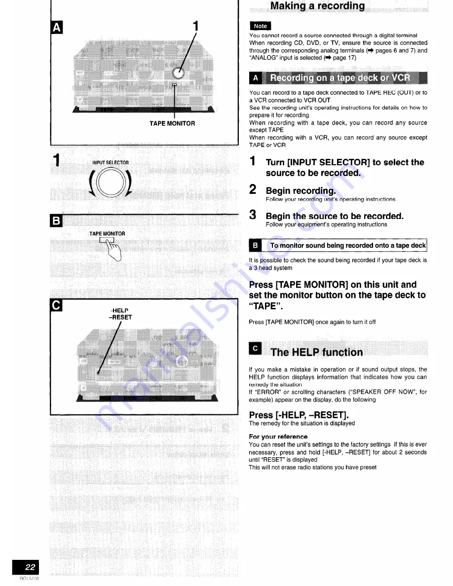 Technics SA-DX750 Operating Instructions Manual Download Page 21