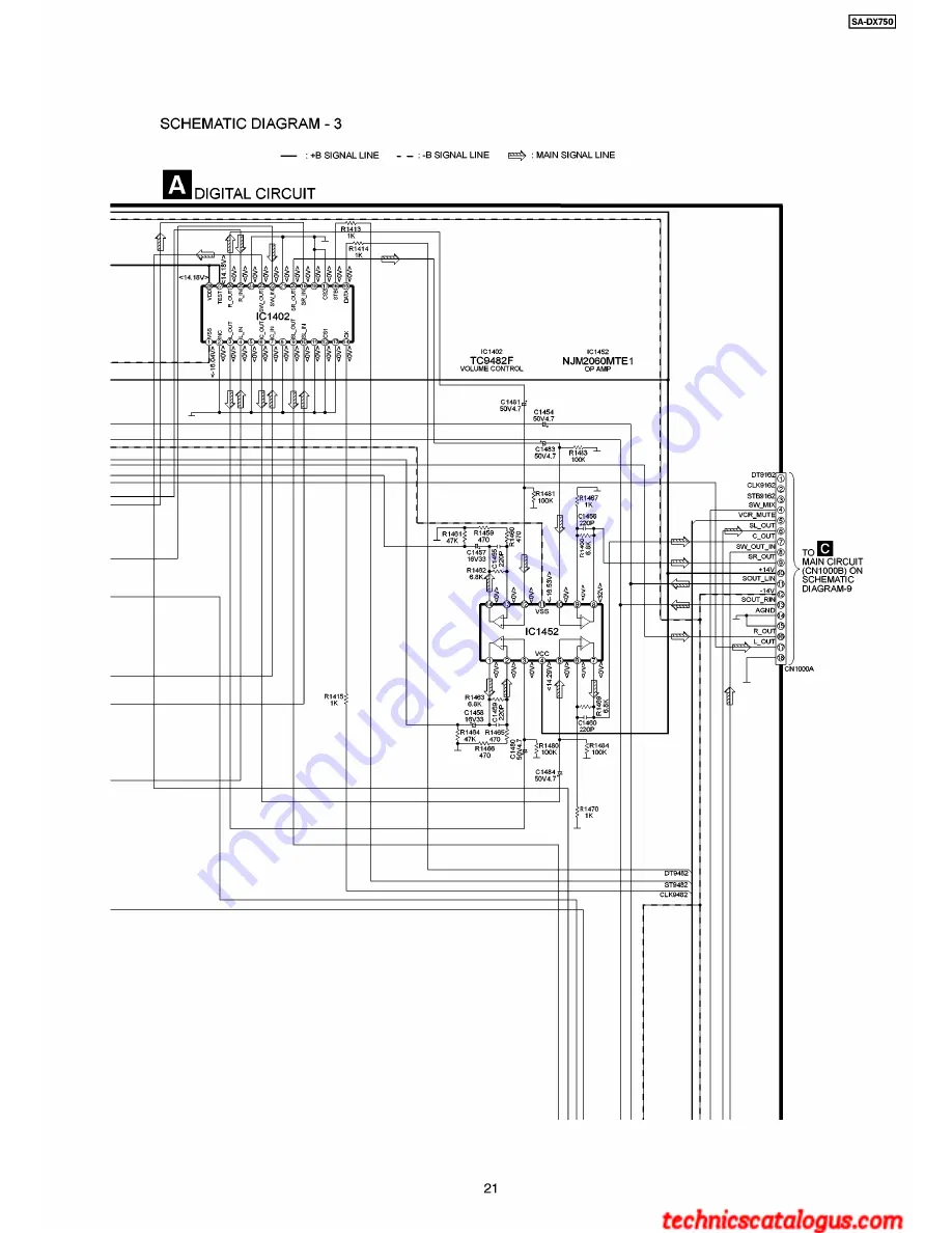 Technics SA-DX750 Service Manual Download Page 21