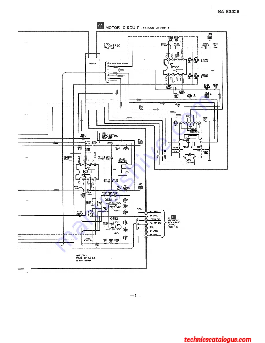 Technics SA-EX320 Service Manual Download Page 5