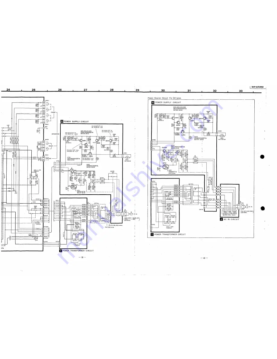 Technics SA-GX550 Service Manual Download Page 32