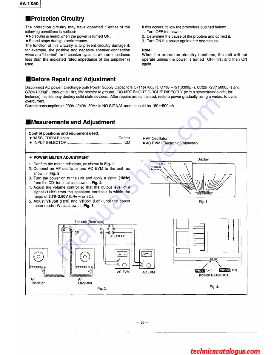 Technics SA-TX50 Service Manual Download Page 26