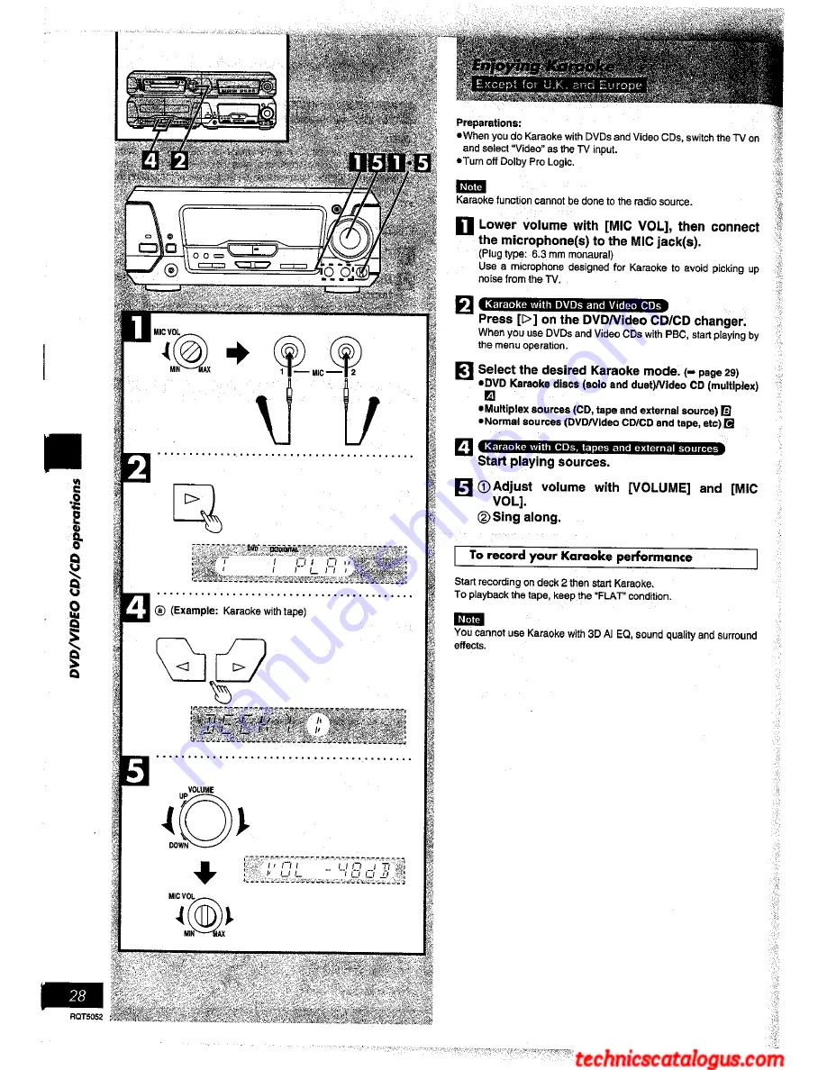 Technics SB-EH750 Operating Instructions Manual Download Page 27