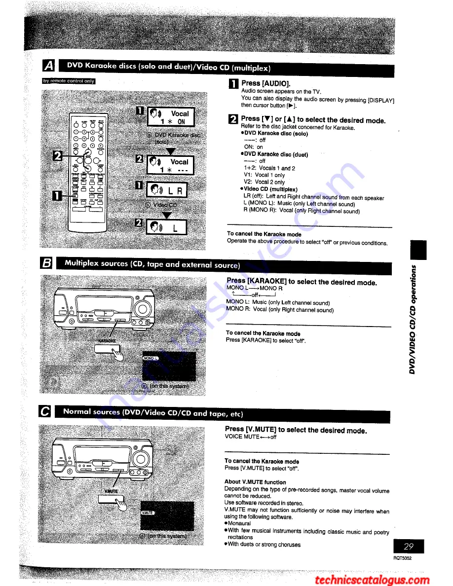 Technics SB-EH750 Operating Instructions Manual Download Page 28