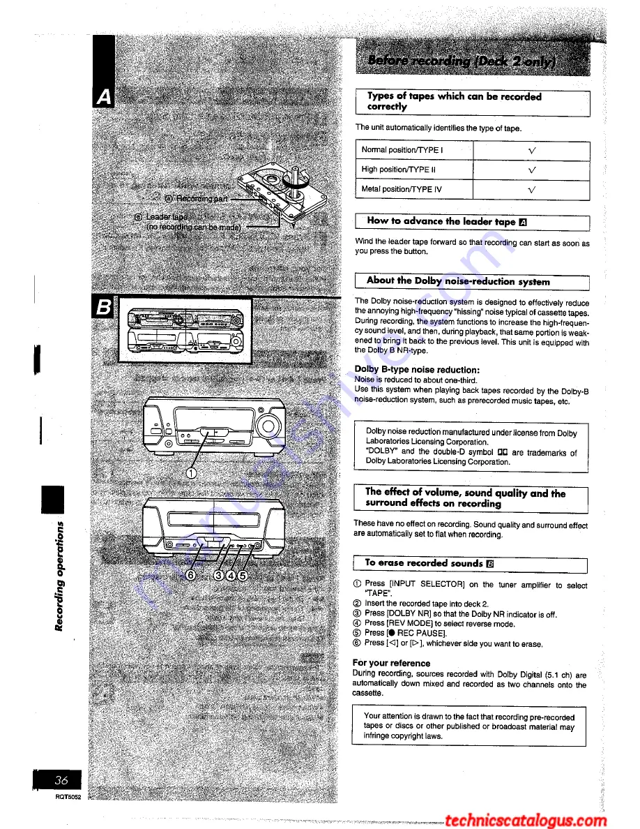 Technics SB-EH750 Operating Instructions Manual Download Page 35