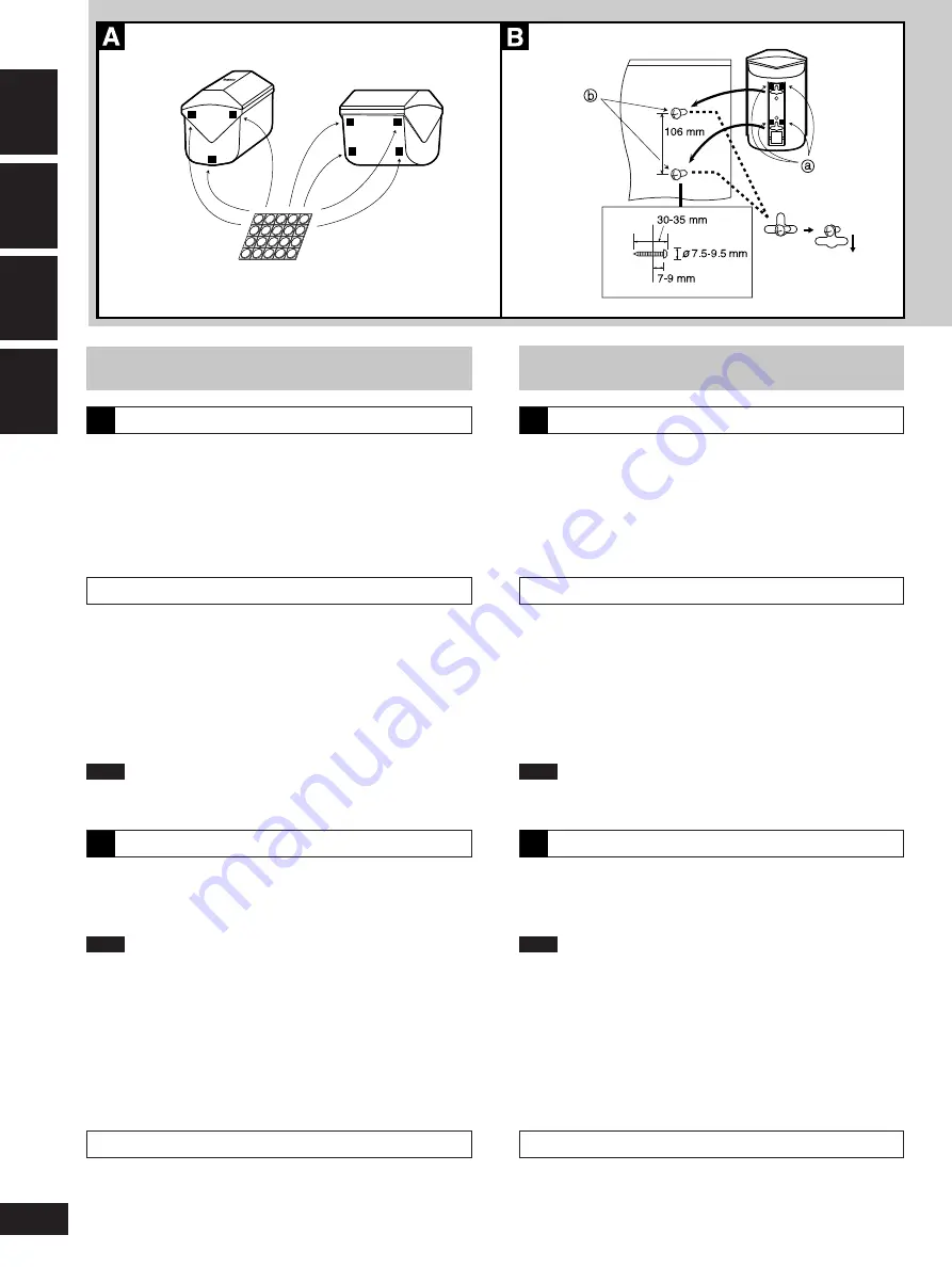 Technics SB-HT140 Operating Instructions Manual Download Page 4