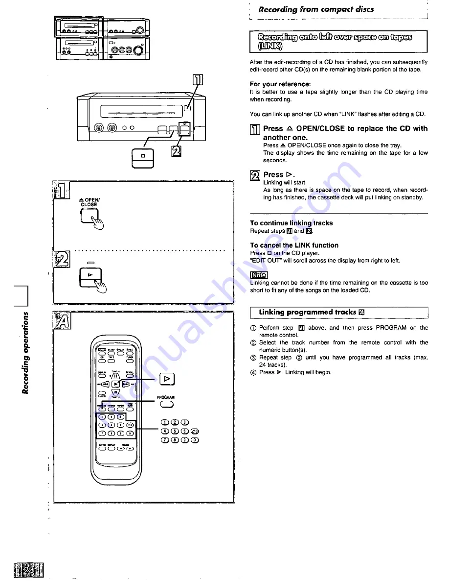 Technics SC-HD55 Operating Instructions Manual Download Page 24