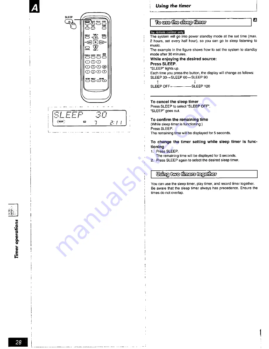 Technics SC-HD55 Operating Instructions Manual Download Page 28