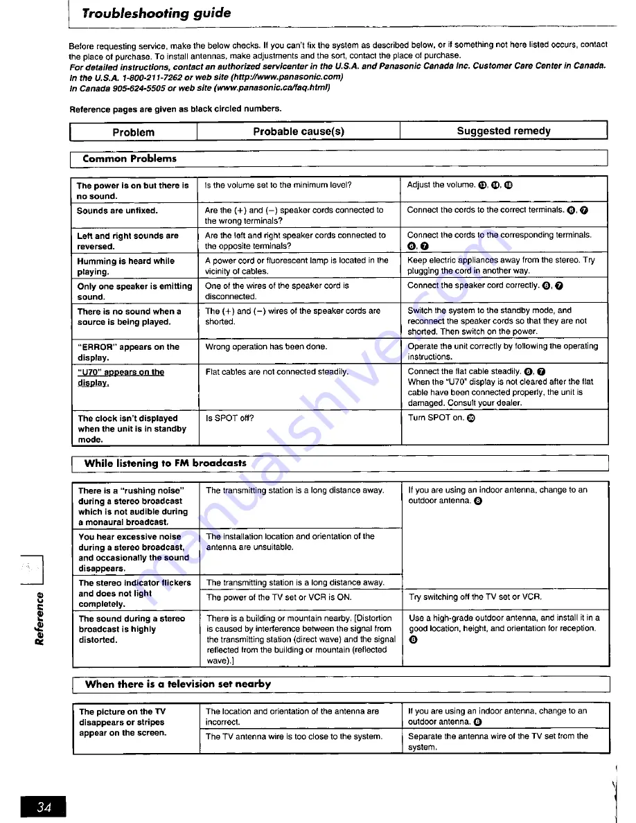 Technics SC-HD55 Operating Instructions Manual Download Page 34