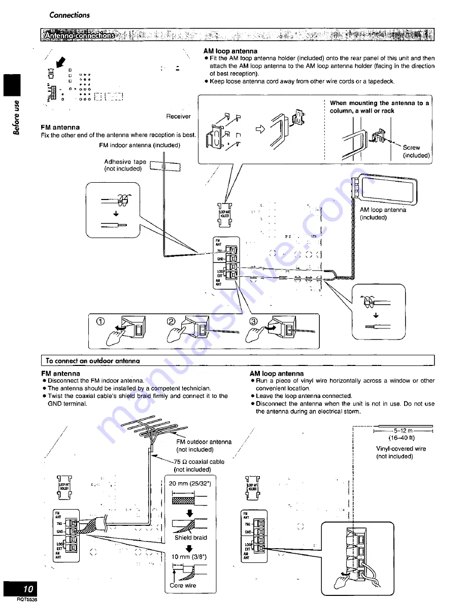 Technics SC-S345 Operating Instructions Manual Download Page 10