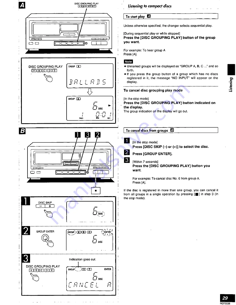 Technics SC-S345 Operating Instructions Manual Download Page 29