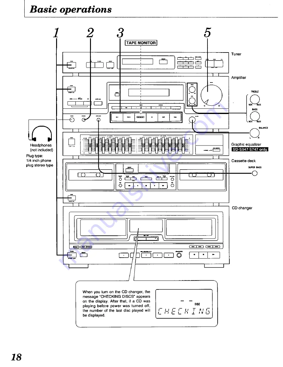 Technics SD-S737 Скачать руководство пользователя страница 18