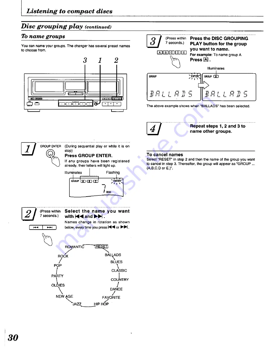 Technics SD-S737 Operating Instructions Manual Download Page 30