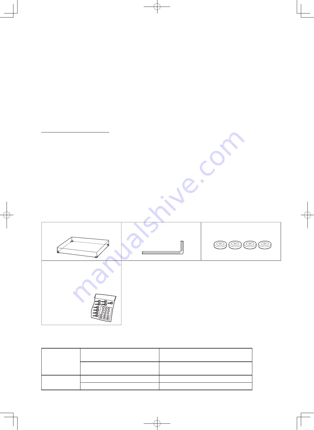 Technics SH-1000R Operating Instructions Manual Download Page 20