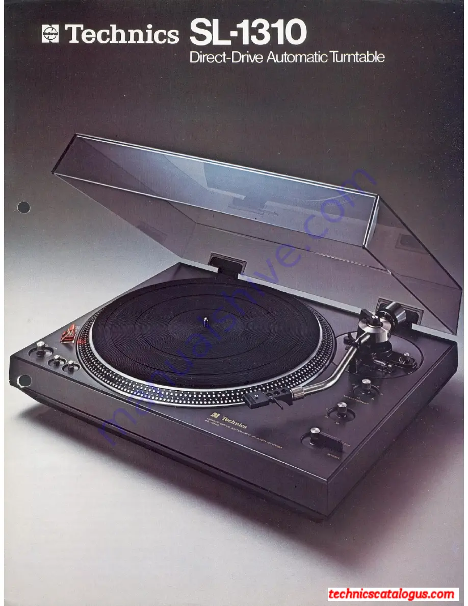 Technics SL-1310 Operating Instructions Download Page 1