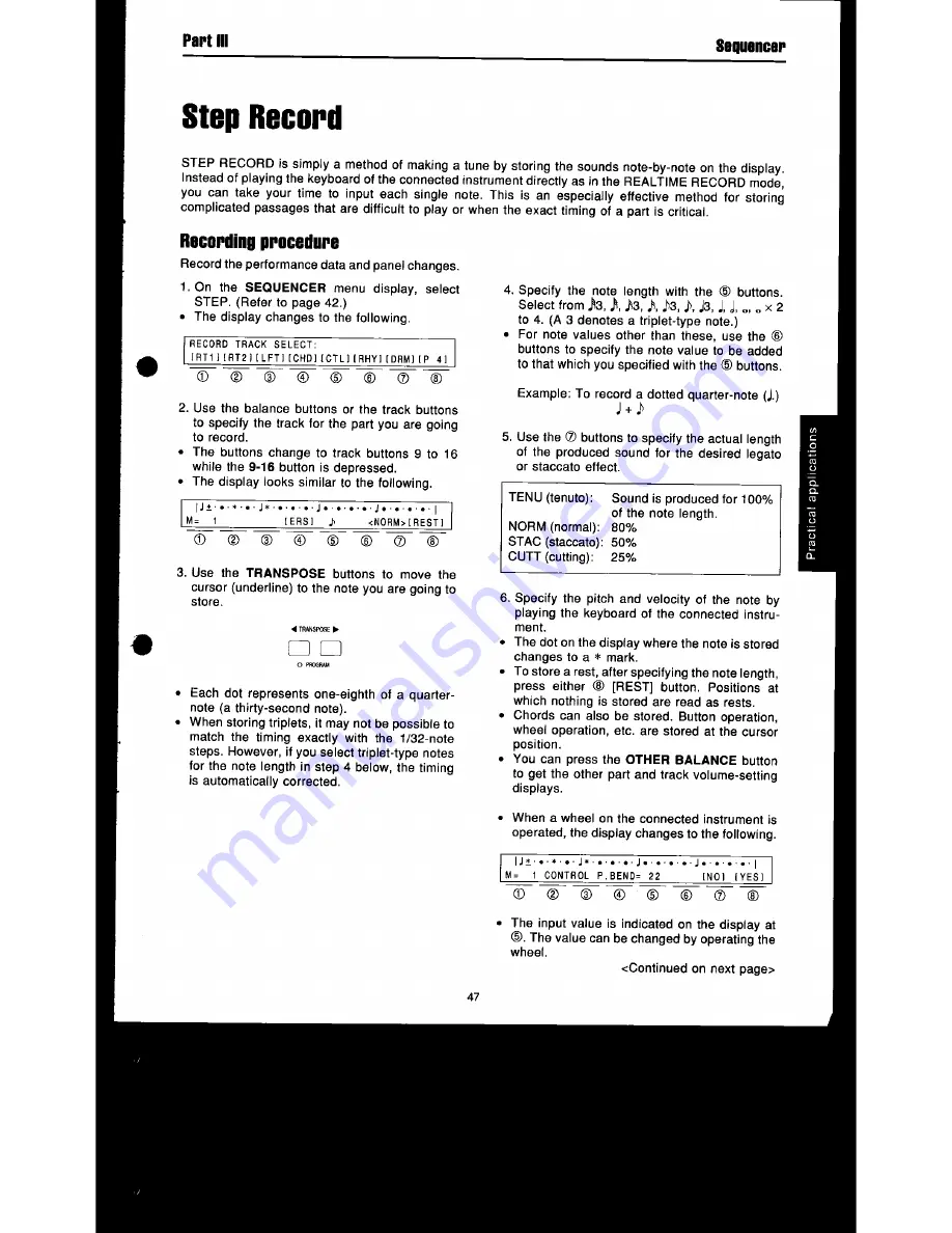 Technics SM-AC1200 Owner'S Manual Download Page 49