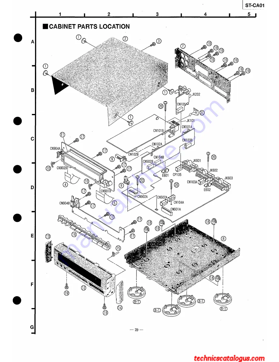 Technics ST-CA01 Service Manual Download Page 37