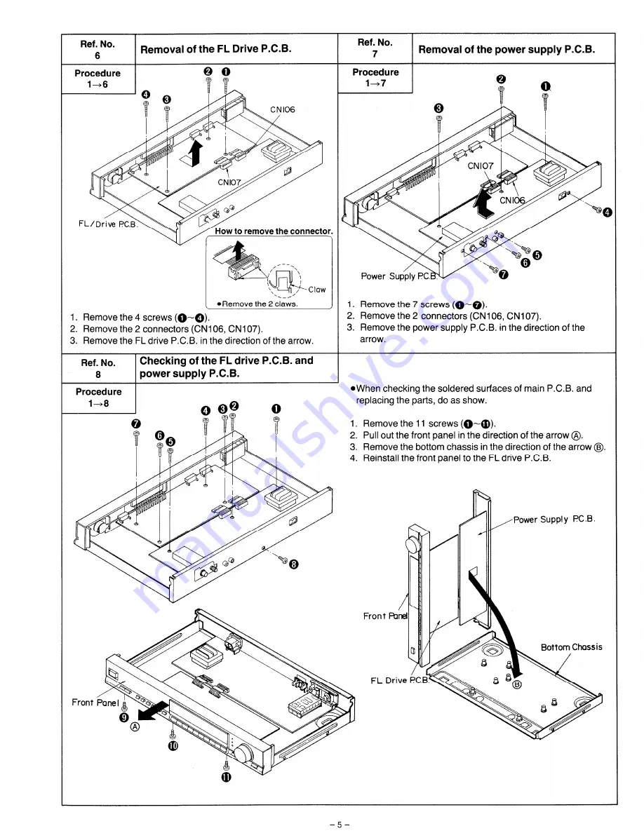 Technics ST-G570 Service Manual Download Page 5