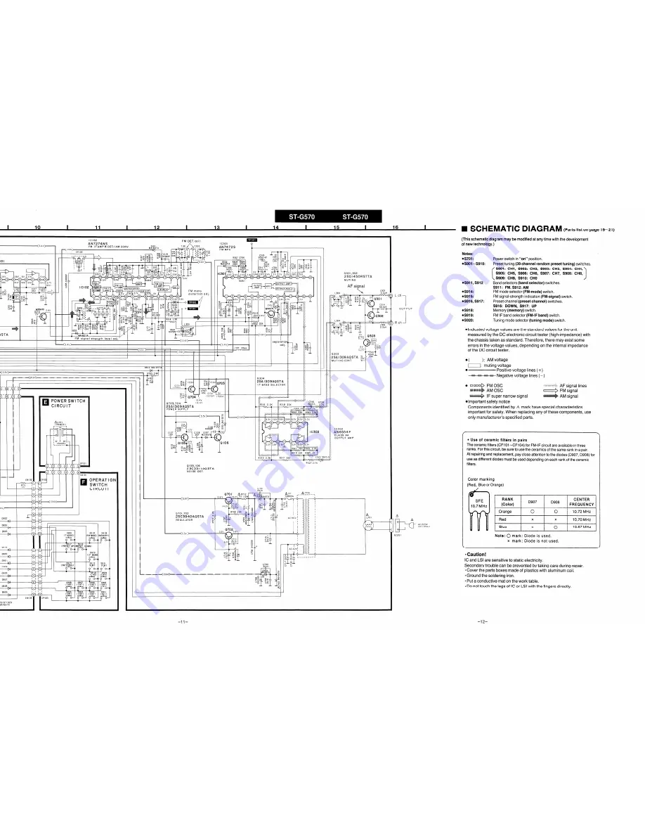 Technics ST-G570 Service Manual Download Page 10