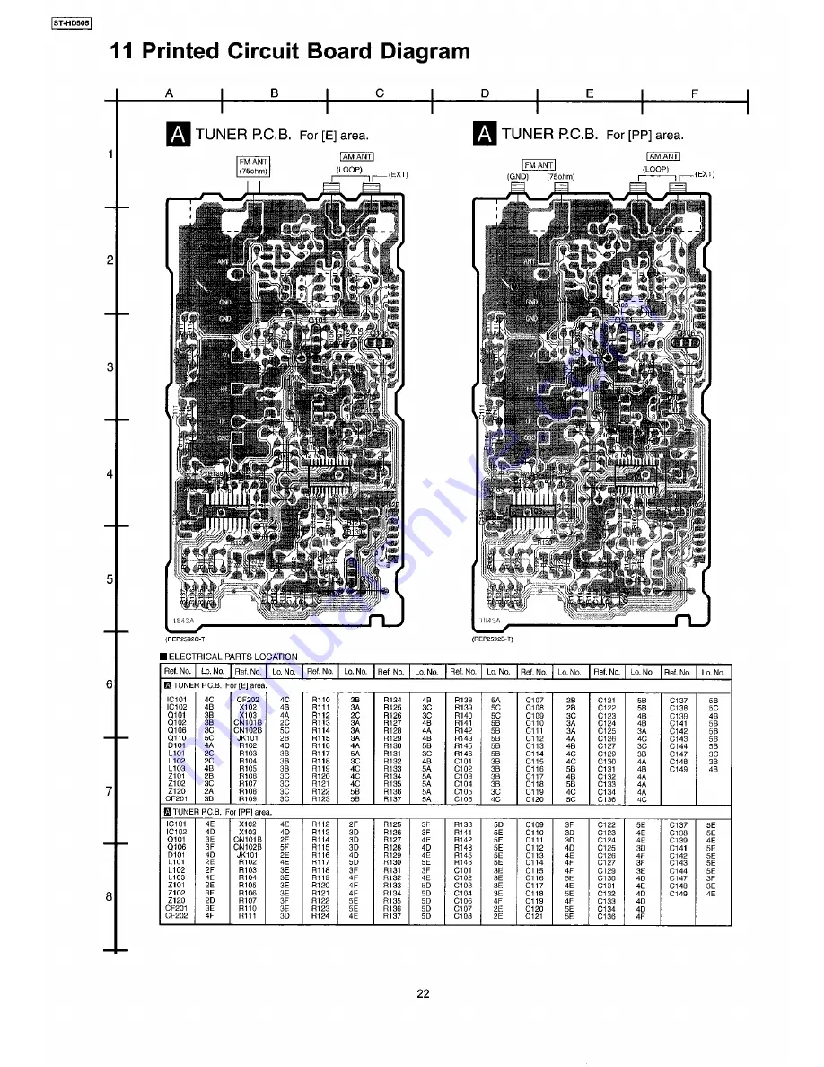 Technics ST-HD505 Service Manual Download Page 22