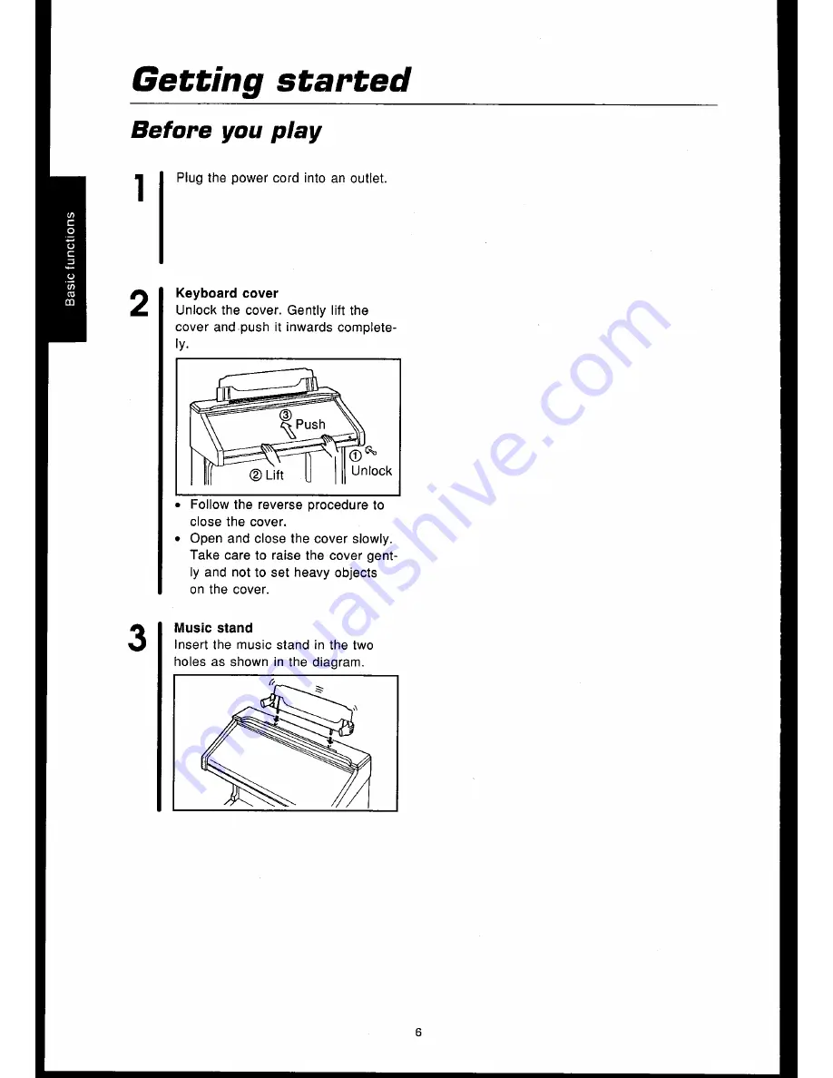 Technics SX-GN6 Owner'S Manual Download Page 8