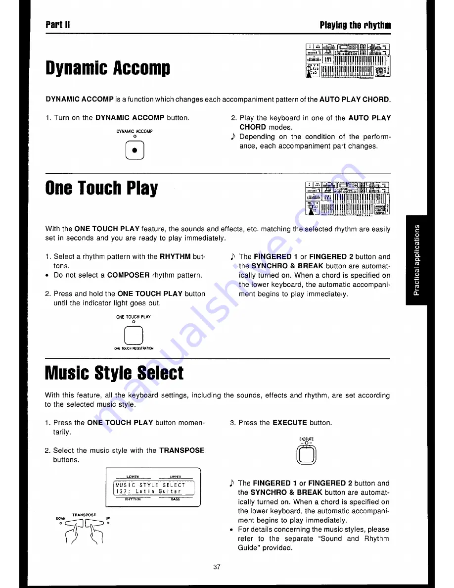 Technics SX-GN6 Owner'S Manual Download Page 39