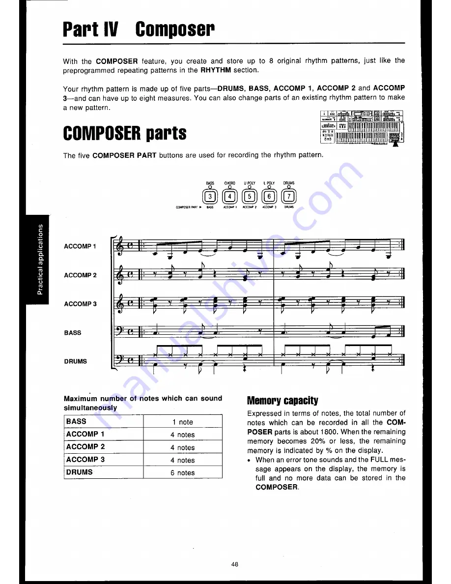 Technics SX-GN6 Owner'S Manual Download Page 50