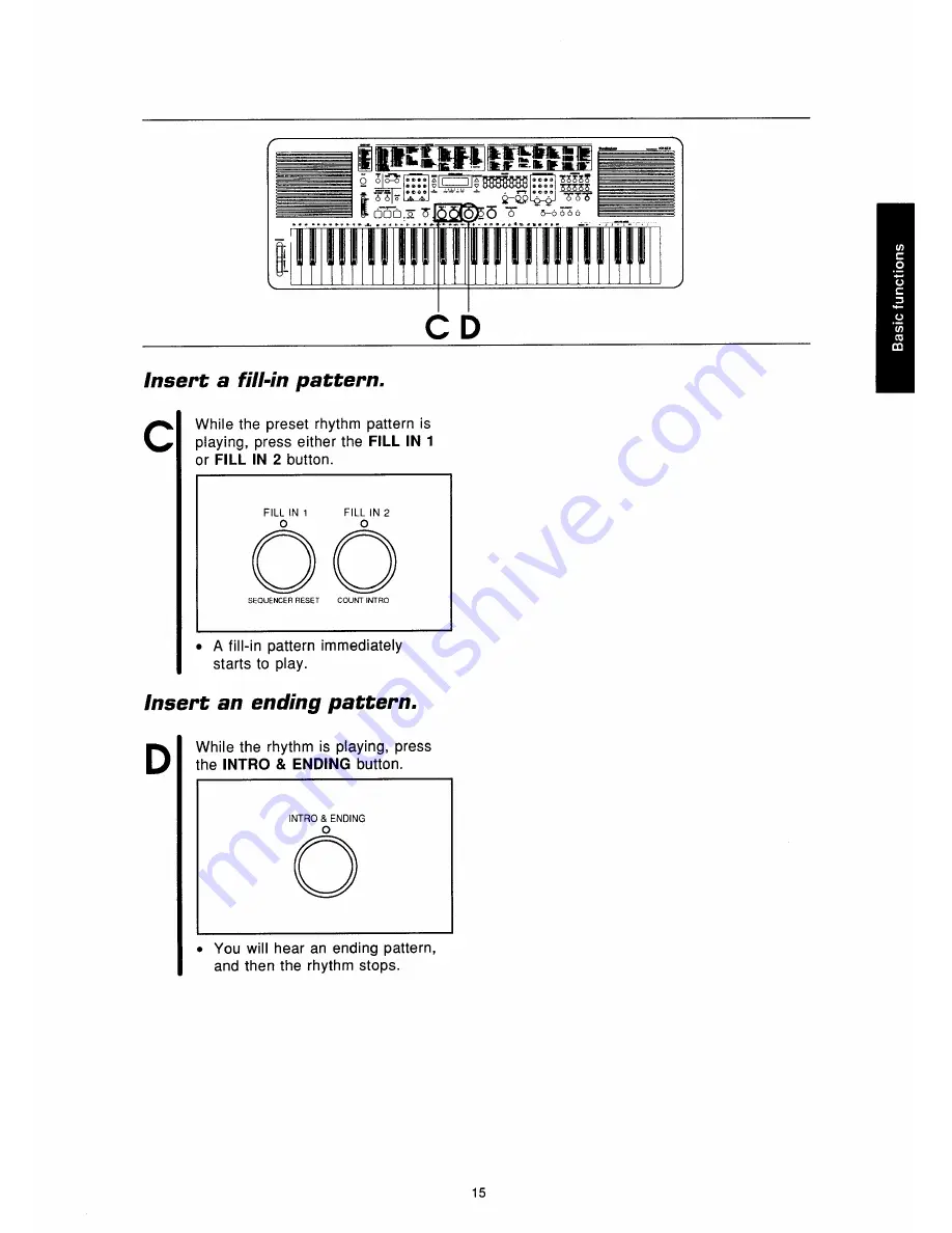 Technics SX-KN470 Owner'S Manual Download Page 17