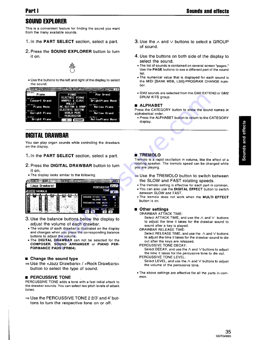 Technics SX-PR604 Operating Instructions Manual Download Page 35