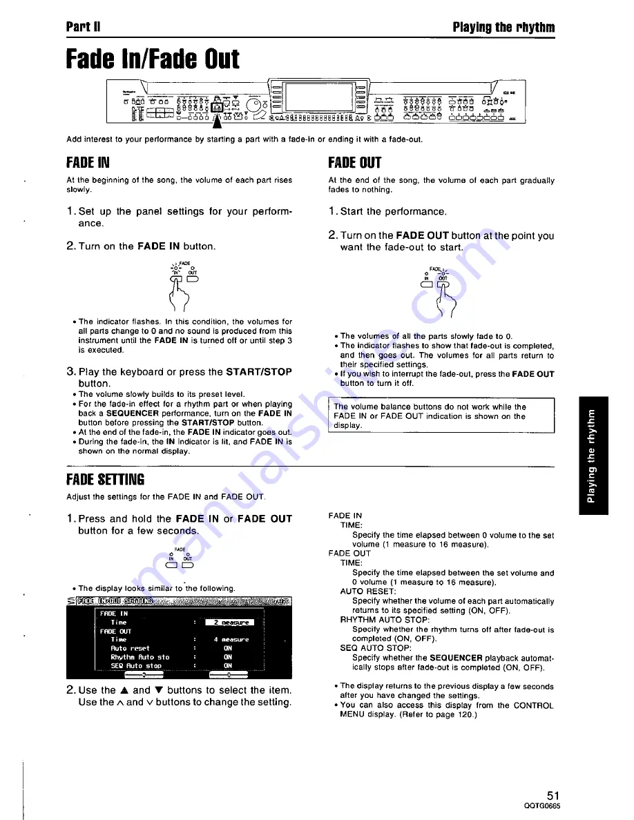 Technics SX-PR604 Operating Instructions Manual Download Page 51