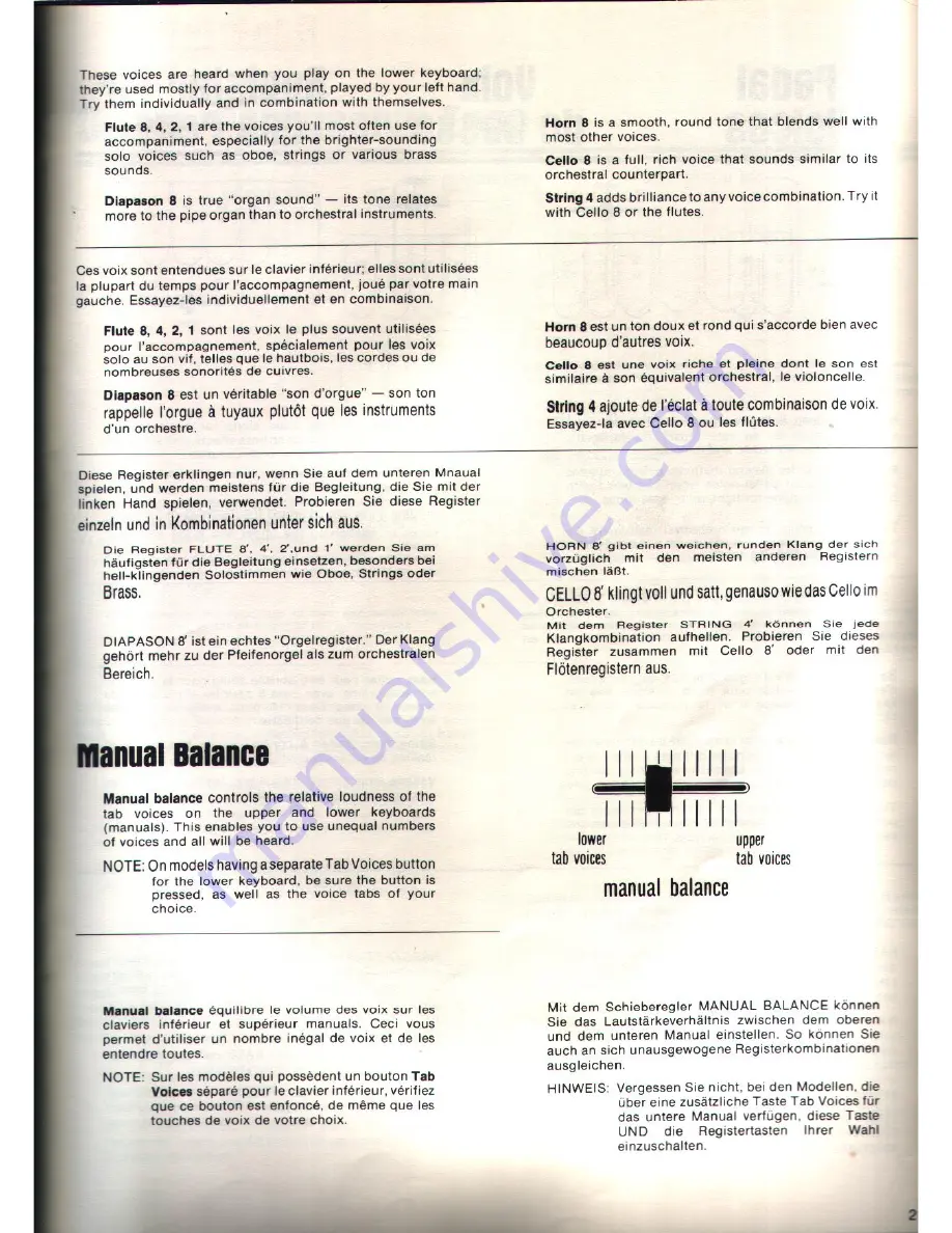 Technics U30 User Manual Download Page 21