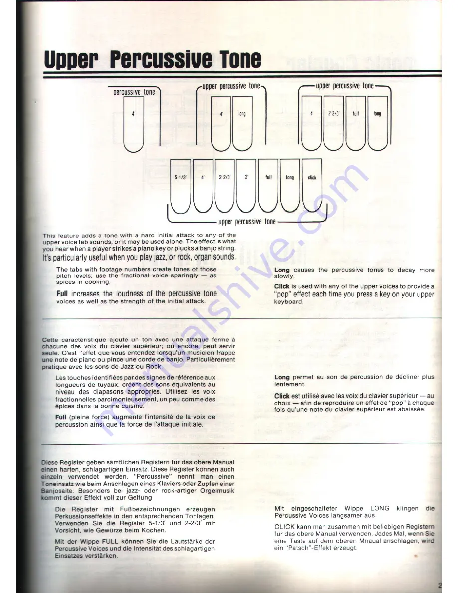 Technics U30 User Manual Download Page 23