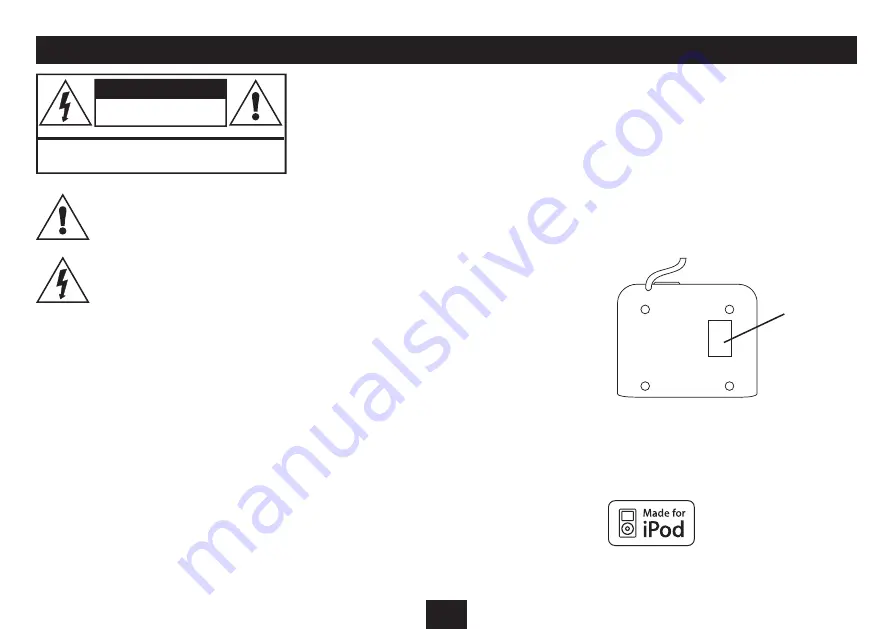 Technika CR121IDAB Owner'S Handbook Manual Download Page 3