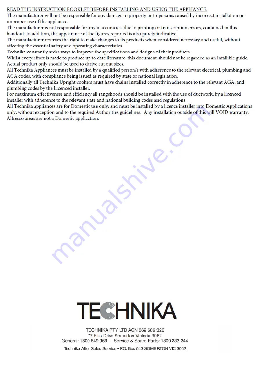 Technika TDX6SS-5 Скачать руководство пользователя страница 22