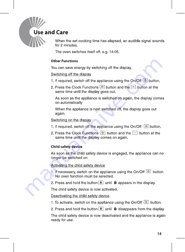 Technika TO107SS-3 Instructions For Use & Installation Download Page 14