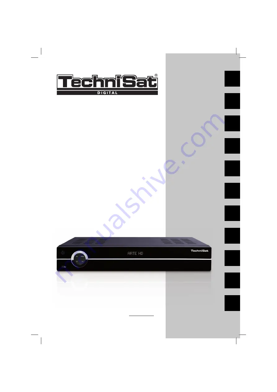 TechniSat DigiCorder HD series Short Instructions Download Page 1