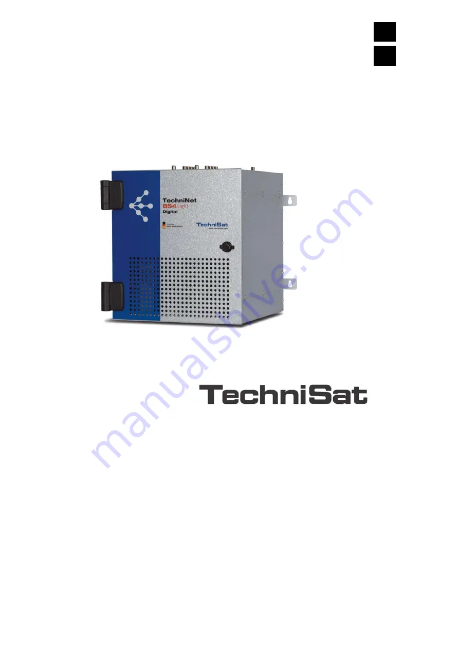 TechniSat TechniNet BS4 Light Installation Manual Download Page 1