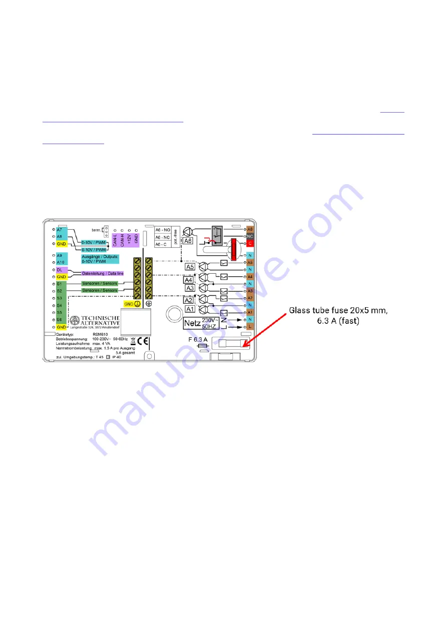 Technische Alternative RSM610 Installation Instructions And User Manual Download Page 22