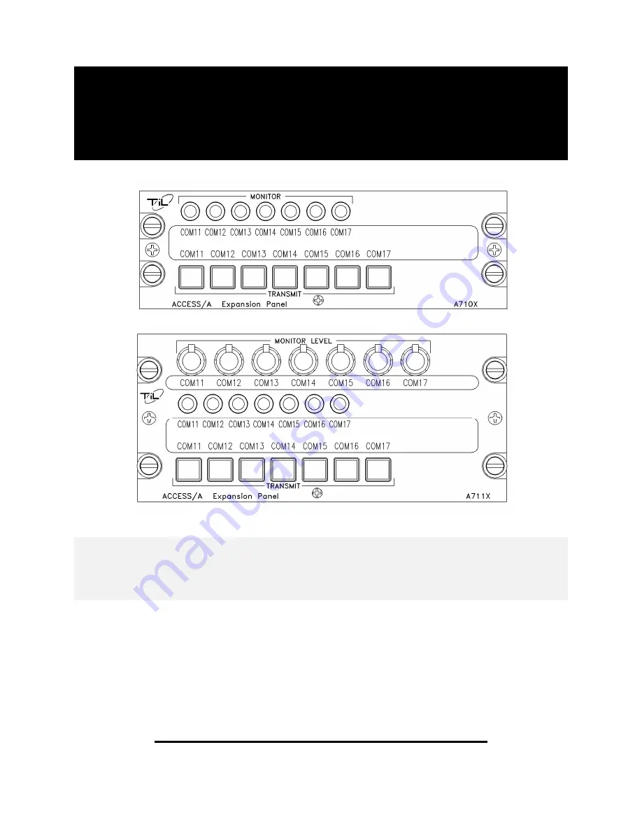 Technisonic Industries Limited ACCESS/A A710X Скачать руководство пользователя страница 1