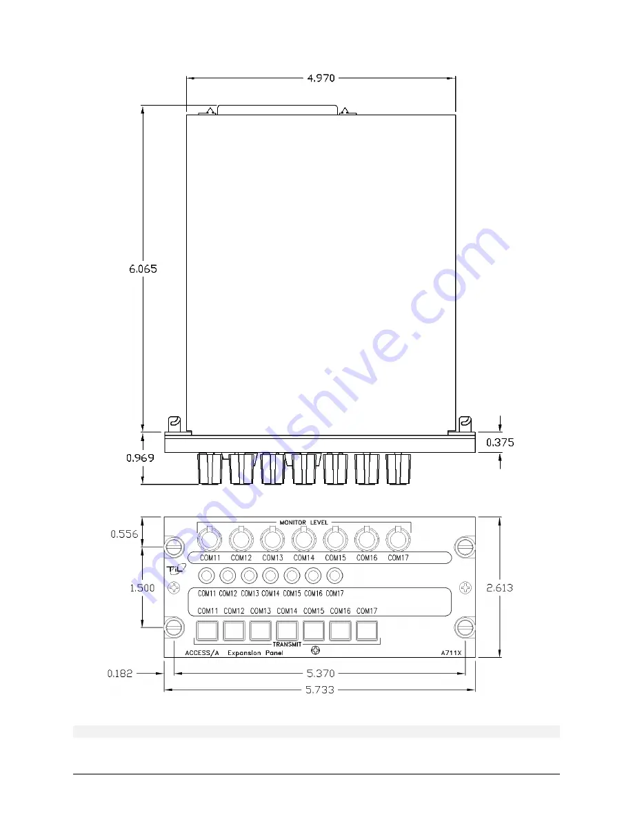 Technisonic Industries Limited ACCESS/A A710X Installation And Operating Instructions Manual Download Page 9