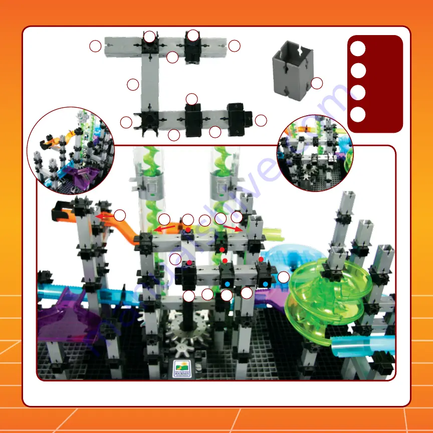 Techno Gears Marble Mania Genius Instruction Manual Download Page 40