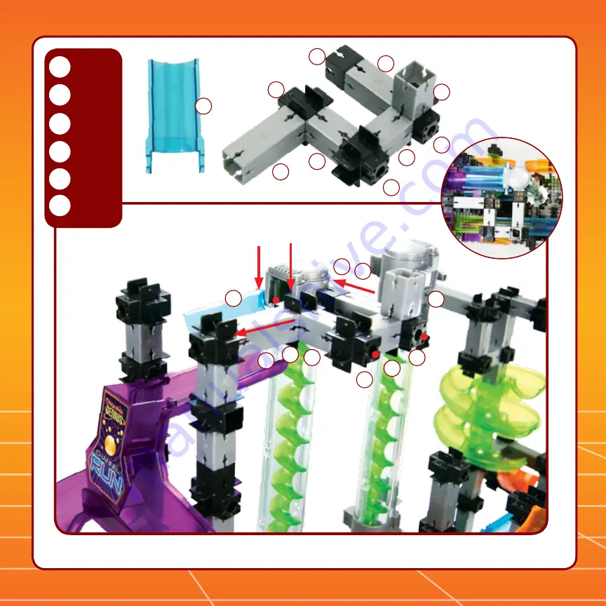 Techno Gears Marble Mania Genius Instruction Manual Download Page 59