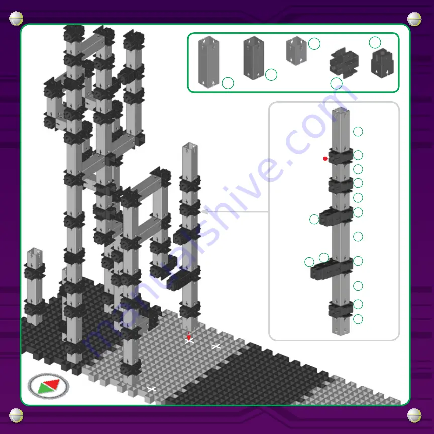 Techno Gears Marble Mania Mammoth Instruction Manual Download Page 14