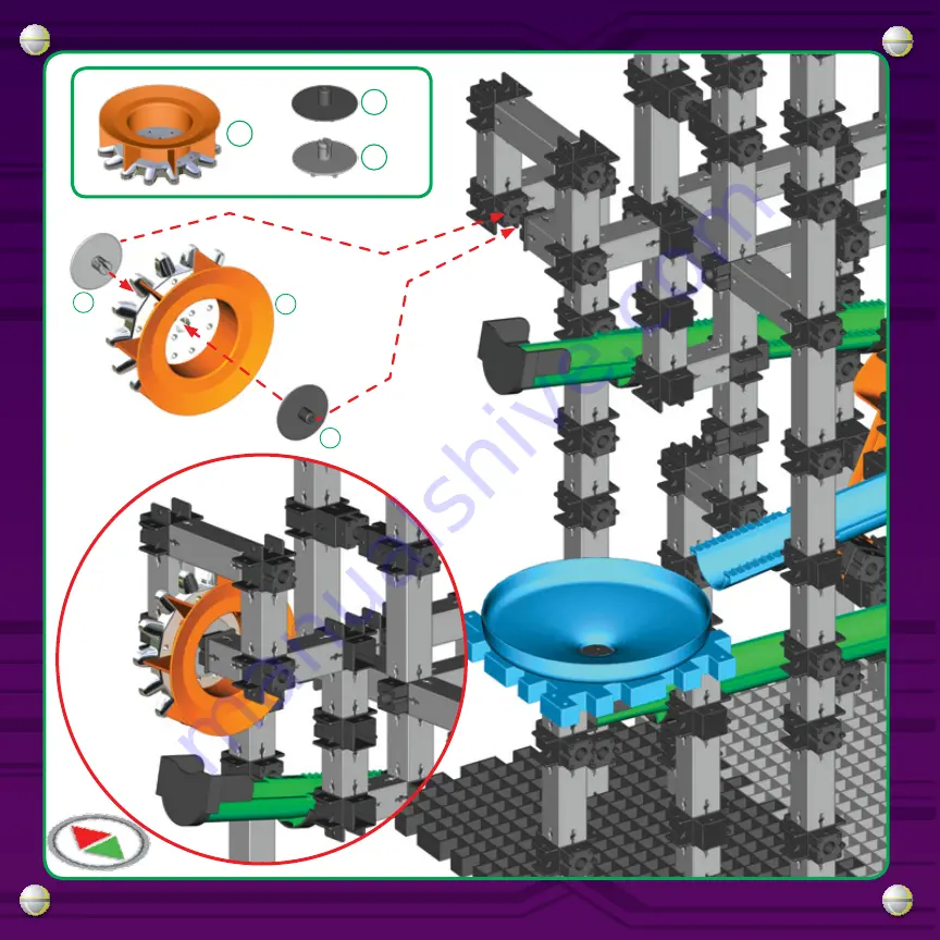 Techno Gears Marble Mania Mammoth Instruction Manual Download Page 38