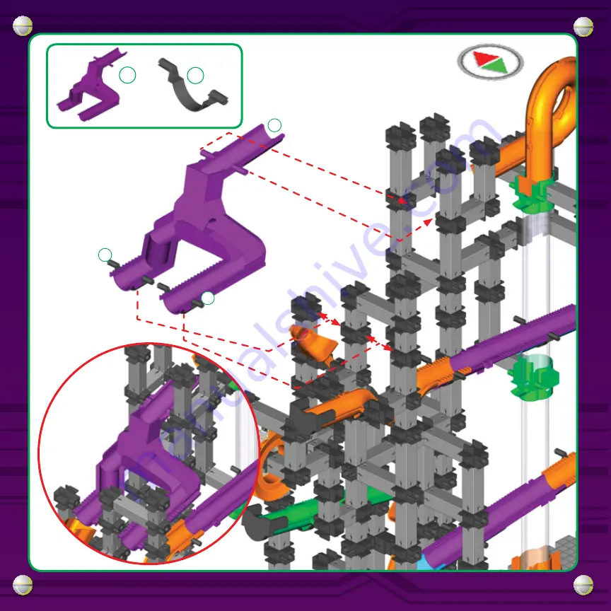 Techno Gears Marble Mania Mammoth Instruction Manual Download Page 42